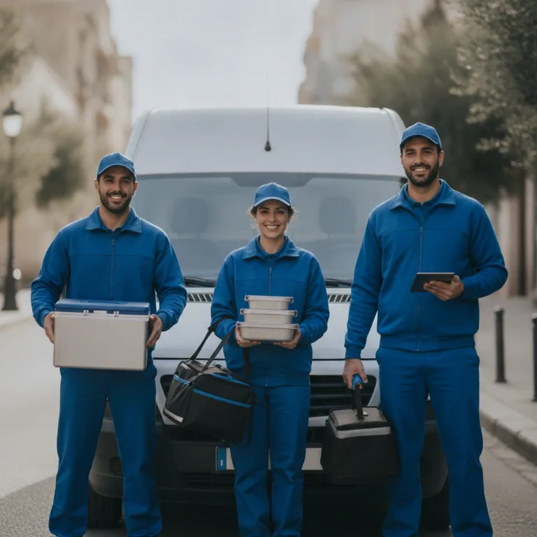 Entrega de Comidas equipo en Pontevedra